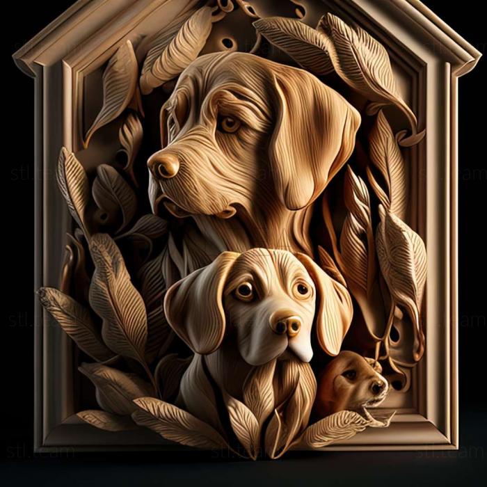 3D model dogs (STL)